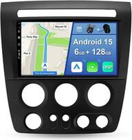 [6GB+128GB] Android 15 Autoradio für Hummer H3 2005-2010-[Integriertes CarPlay/Android Auto/DSP/GPS]-9 Zoll IPS ekranas-DAB/Mirror Link/Bluetooth 5.0/360 Kamera