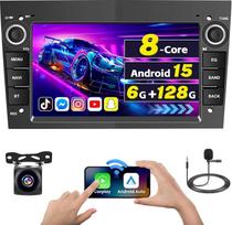 [8 Core 4G + 64G] Inefala Android 13 automobilinis radijas 2 DIN Opel Astra Antara Corsa Meriva Vivaro, 7 colių jutiklinis ekranas su belaidžiu Carplay Android Car, BT GPS WiFi 59UI RDS FM Mic atbulinės eigos kamera