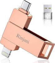 [Be programėlės] 512GB USB atmintinė „iPhone“, USB-C atmintinė, „Lightning“, MFi sertifikuota