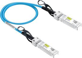 [Mėlynas] 10G SFP+ DAC kabelis 0,3 m, Twinax SFP+ kabelis, skirtas "Cisco", "Meraki", "Ubiquiti UniFi", "D-Link", "Supermicro", "Netgear", "Mikrotik", "Open" komutatoriams