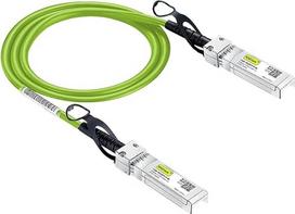 [Žalias] 10G SFP+ DAC kabelis, 1 metras (3,3 pėdos), „Twinax“ SFP+ kabelis, skirtas „Ubiquiti UniFi“