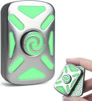 „2-in-1“ magnetiniai žaislai suaugusiems, „Vortex Metal“ „Fidget Spinner“ ir „Fidget Slider“, nešiojami EDC žaislai streso mažinimui, nerimo malšinimui ir koncentracijai, dovana vyrams (fluorescencinė žalia) | „Vortex Metal“ nešiojamas magnetinis EDC žais
