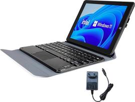 „2-in-1“ mini nešiojamasis kompiuteris, „Windows 11“, „Intel N4020C“ procesorius, 8,9 colio HD jutiklinis ekranas su nuimama klaviatūra, 4GB + 64GB, tinka mokymuisi ir pramogoms, anglų kalbos klaviatūros išdėstymas