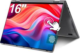 „2-in-1“ nešiojamasis kompiuteris su jutikliniu ekranu, 16 colių, „Ryzen 3 3300U“, 16GB RAM, 512GB SSD | 360° atverčiamas korpusas, pirštų atspaudų jutiklis, apšviesta klaviatūra, „Wi-Fi 6“, „Bluetooth 5.2“, IPS FHD ekranas, daugiafunkcinis USB-C prieva