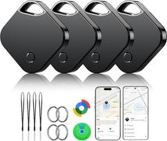 „2026 Air Tracker SmartTag“ „Android“ ir „iOS“ sistemoms, 4 vnt. rinkinys, dvigubos sistemos „Bluetooth“ sekiklis, suderinamas su „Apple“ funkcija „Kur yra?“ ir „Android“ „Google Find Hub“, raktų, piniginės, dviračio ar lagamino ieškiklis