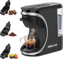 „3 in 1“ kapsulinė kavos aparatas, skirtas „Nespresso Original“, „Dolce Gusto“ ir miltelinei kavai, kompaktiškas ir vietą taupantis, 600 ml (ST-551)