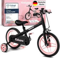 „3-in-1“ vaikų dviratis nuo 2 metų su nuimamais pedalais ir pagalbiniais ratukais – 12 colių balansinis dviratis su rankiniu stabdžiu, skambučiu, aukščio reguliuojama sėdyne ir vairu, balansinis dviratis su aliumininiu rėmu