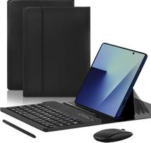 „4 in 1“ klaviatūros, stovo ir pelės rinkinys, skirtas „Samsung Galaxy Z Fold 8 Ultra 7 6 5“ modeliams, nešiojamoji „Bluetooth“ klaviatūra, odinis apsauginis dėklas su sulankstomu stovu, pelė ir rašiklis, „Galaxy Z Fold“ serijos priedai