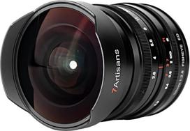 „7artisans“ 10 mm F2.8 pilno kadro „Fisheye“ objektyvas, ypač plataus kampo „Fisheye“ objektyvas, 178° rankinis fokusavimas, skirtas „Sony“ E-mount beveidrodžiams fotoaparatams