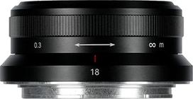 „7Artisans“ 18 mm f/5,6, skirtas „Nikon Z-Mount“ jungčiai, ypač plonas, pilno kadro, rankinio fokusavimo, plačios diafragmos fiksuoto židinio nuotolio objektyvas, suderinamas su Z7II/Z6II/Z5/Z6/Z7/Z9 modeliais