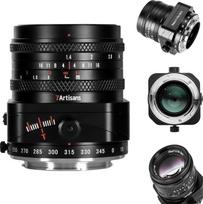 „7artisans“ 50 mm F1.4 „Tilt-Shift“ objektyvas – didelio diafragmos skersmens fiksuoto židinio nuotolio „Tilt“ fotoaparatų portretiniai objektyvai, skirti „Sony“ E tipo jungčiai: „Alpha“ a7, a7II, a7III, a7R, a7RII, a7RIII, a7RIV, a7S, a7SII, a9, a7C (juo