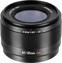 „7artisans“ AF 35 mm F1.8 objektyvas „E“ (APS-C) serijai – beveidrodis fiksuoto židinio nuotolio objektyvas su STM automatiniu fokusavimu, metaliniu bajonetu ir F1.8 diafragma, skirtas „A6700“, „ZV-E10“, „A6400“ ir kitiems modeliams (E-Mount)