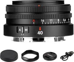 „7artisans“ AF 40 mm F2,5 pilno kadro objektyvas su L-Mount jungtimi