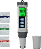 „8 in 1“ baseino pH ir chloro matuoklis, skaitmeninis vandens matuoklis, matuojantis pH/TDS/EC/CL/S.G/SALT/ORP/temperatūrą, itin tikslus druskos matuoklis su LCD ekranu, automatinė temperatūros kompensacija