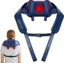 „8D Shiatsu Massager Pro“ – belaidis kaklo masažuoklis su šildymo funkcija