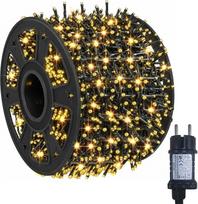 „A.bigwhale“ žibintų girlianda lauke, 1000 LED, 25 m, su kištuku