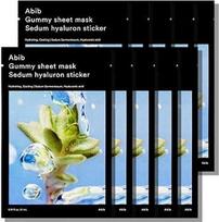„Abib“ gumos audinio kaukė „Sedum Hyaluronic“ – drėkinamoji audinio kaukė su hialurono rūgštimi ir sedumu, 10 minučių vėsinanti ir raminanti, (10 servetėlių) „Sedum Hyaluronic“ (drėkinamoji)