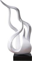 „Abstract Flames“ skulptūra. Šiuolaikinis dekoratyvinis stalo akcentas. Menas 42
