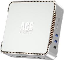 „ACEMAGICIAN“ mini kompiuteris su „Intel Celeron N5105“ procesoriumi, 12GB DDR4 atminties, 256GB SSD, „Windows 11 Pro“ 64 bitų operacine sistema; mikro stalinis kompiuteris, palaikantis 4K HD raišką per du HDMI jungtis, dviejų dažnių „Wi-Fi“ 2,4 GHz/5 G
