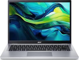 „Acer Aspire 14 AG14-22P-R909“ nešiojamasis kompiuteris, 14 colių WUXGA IPS, 60 Hz (AMD Ryzen 5-7520U, 16GB RAM, 512GB SSD, „AMD Radeon“ vaizdo plokštė, „Windows 11 Home“) Sidabrinė AZERTY prancūziška klaviatūra