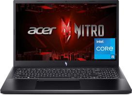 „Acer Nitro V 15“ (ANV15-51-560K) žaidimų nešiojamasis kompiuteris, 15,6 colių FHD IPS 165 Hz ekranas, „Intel Core i5-13420H“, 16GB RAM, 512GB SSD, „NVIDIA GeForce RTX 4050“, „Windows 11“, QWERTZ klaviatūra, juodos spalvos