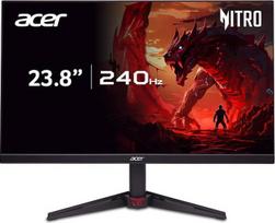 „Acer Nitro VG240YW3“ žaidimų monitorius, 24 coliai (60,5 cm), „Full HD“, 240 Hz | 24 colių (60,5 cm) ekranas „Full HD“, 240 Hz, 1 ms (VRB), HDMI 2.0, DP 1.4, „FreeSync Premium“, 99 % sRGB, VESA
