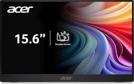 „Acer PM161QB1“ monitorius, 15,6 colių (40 cm ekranas), „Full HD“, IPS, 60 Hz, 4 ms (GTG), HDMI 1.4, 2x Type-C, „AdaptiveSync“ | Nešiojamasis monitorius, 15,6 colių (39,6 cm ekranas), „Full HD“, 60 Hz, 4 ms, „AdaptiveSync“, HDMI 1.4, 2x USB Type-C