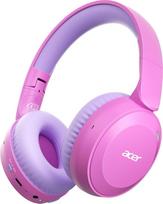 „Acer“ „Bluetooth“ ausinės vaikams, 85/94 dB garsumo ribotuvas, sulankstomos ausinės vaikams su mikrofonu, 60 val. baterijos veikimo laikas, stereo garsas, „Bluetooth“ 6.0, skirtos planšetėms, kelionėms (rožinės)