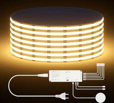 „Aclorol“ COB LED juosta, 5 m, 3000 K, šilta balta, 12 V, akustinių plokščių apšvietimas