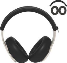 „Adhiper“ silikoniniai ausų apsaugai, ausinių juostos dangteliai, skirti „Beats Studio Pro“ ir „Beats Studio 3“ ausinėms, minkštos ausų pagalvėlės, atsparūs prakaitui ir lengvai valomi, juodos spalvos