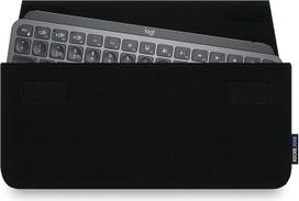 „Adore June Keeb“ apsauginis dėklas, suderinamas su „Logitech MX Keys Mini“ ir „Logitech MX Keys Mini Mac“ klaviatūromis, praktiškas audinio klaviatūros nešiojimo dėklas – juodos spalvos