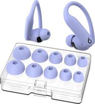 „AhaStyle“ ausų įdėklai, skirti „Beats Powerbeats Pro 2“ (2025) su laikymo dėžute [Tinka į įkrovimo dėklą] 5 poros XS/S/M/L/XL dydžių silikoninių atsarginių ausų įdėklų, skirtų „Beats Powerbeats Pro 2“, užtikrinančių autentišką garso kokybę