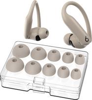 „AhaStyle“ ausų kamštukai, skirti „Beats Powerbeats Pro 2“ (2025) ausinėms, priedai | 5 poros XS/S/M/L/XL dydžių, papildoma laikymo dėžutė, patogus silikonas, patikimas tvirtinimas, autentiškas garsas, telpa į įkrovimo dėklą