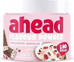 „ahead“ skonio milteliai, braškių ir šokolado skonio, 250 g, 83 porcijos, tik 10 kcal vienoje porcijoje, mažai kalorijų turintys skonio milteliai su inulinu ir laktaze, patikrinta kokybė, pagaminta Vokietijoje