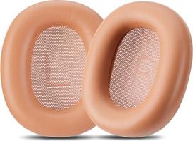 „AHG Accessory House Global“ atsarginės ausų pagalvėlės „Beoplay H100“ – suderinamos su „Bang & Olufsen Beoplay H100“ ausinėmis (spalva „Sunset Apricot“), pagamintos iš avikailio odos, didelio tankio putų ir su stipriu magnetu