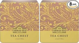 „Ahmad Tea“ – arbatos dėžutė – juodosios ir žaliosios arbatos dovanų dėžutė – „Earl Grey“, „English Tea No 1“, „English Breakfast“, žaliosios arbatos – atskirai supakuotos ir aromatizuotos, hermetiškai uždaromos – 40 arbatos maišelių (2 vnt. pakuotė)