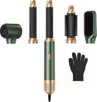 „Airstyler“ 5-in-1 plaukų formavimo prietaisas, 1000 W šilto oro šepetėlio rinkinys su automobiliams skirtais garbanų suktukais, 1000 W plaukų džiovintuvas su oro šepetėliu, tinkantis visų tipų plaukams, plaukų formavimo prietaisas, skirtas suteikti apimt