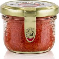 „AKI Original“ „Tobiko“ skraidančių žuvų ikrai, oranžiniai, 90 g