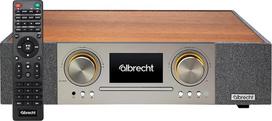 „Albrecht DR 1000“ universali garso sistema – DAB+ internetinis radijas su CD grotuvu | Televizoriaus garso sistema su 30 W žemų dažnių garsiakalbiu, aiškiu balso atkūrimu, 3D erdvinio garso efektu, muzikos transliacija, 4,3 colių spalvotu ekranu ir valdy