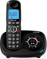 „Alcatel XL595“ belaidis telefonas su dideliais mygtukais ir automatiniu atsakikliu, ypač didelis namų stacionarusis telefonas su skambučių apsauga