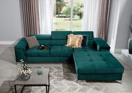 „All4All Roco“ kampinė sofa su miego funkcija, lovos dėže, kairioji arba dešinioji, „Living Landscape“ lovos sofa 23 (Monolith37, dešinioji)