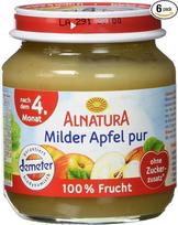 „Alnatura Demeter“ ekologiškas švelnus obuolių tyrė be glitimo, 6 vnt. pakuotė (6 x 125 g)