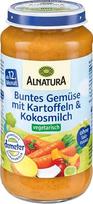 „Alnatura“ daržovės su bulvėmis ir kokosų pienu, 1 x 250 g