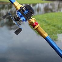 „Alomejor“ kairiarankė 8BB greitaeigė baitcasting tipo žvejybos ritė su magnetine stabdžių sistema, ilgaamžė, skirta žvejybos entuziastams, mėlyna, 1 pakuotė