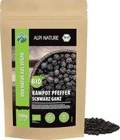 „Alpi Nature“ ekologiški juodieji Kampoto pipirai, 100 g, juodieji Kampoto pipirai | Ekologiški sveiki pipirai, puikiai tinkantys mėsai, jūros gėrybėms, salotoms, padažams ir sriuboms