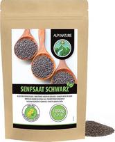„Alpi Nature“ juodosios garstyčių sėklos, rudos spalvos, 1 kg | Juodosios garstyčių sėklos, puikiai tinka karims, marinuotiems produktams ir prieskonių mišiniams