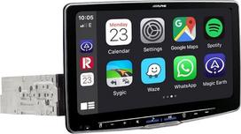 „Alpine“ iLX-F115D automobilių radijas su 11 colių jutikliniu ekranu, DAB+, 1-DIN montavimo korpusu, belaidžiu „Apple CarPlay“ ir „Android Auto“ palaikymu