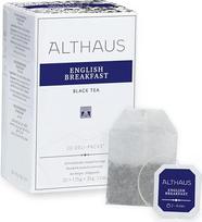 „Althaus Deli Pack“ angliškos pusryčių arbatos rinkinys, 20 vnt. po 1,75 g juodosios arbatos klasikinėse arbatos maišeliuose