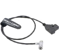 „Alvin's Cables“ „Portkeys“ BM5, BM7 monitoriaus ekranuotas maitinimo kabelis su stačiakampiu 4 kontaktų lizdu, skirtas „AlvinTap Safe D-Tap“ kabeliui