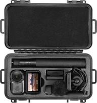 „AMAZEAR“ nešiojamasis dėklas, skirtas „DJI Osmo Nano“ priedams – kietasis apsauginis dėklas, pagamintas iš EVA ir ABS, vandeniui atsparus laikymo dėklas, skirtas kelionėms ir patogiam nešiojimui, standartiniam komplektui ir priedams – juodos spalvos